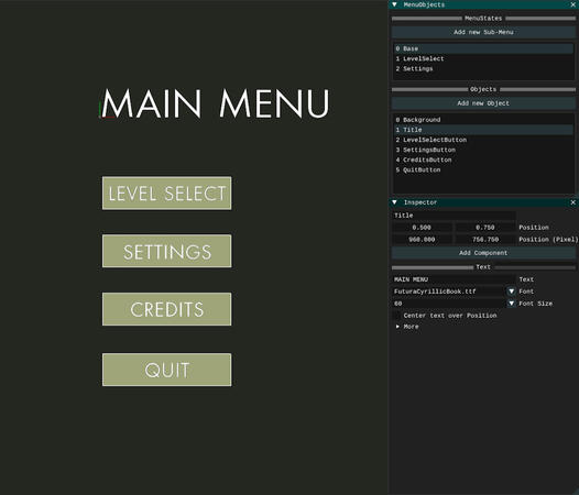 Menu Editor